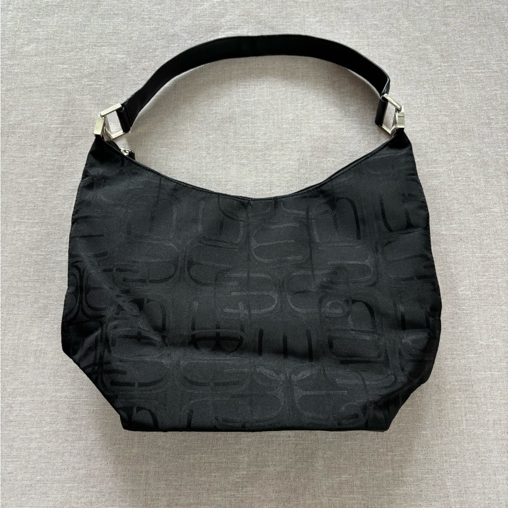 Express vintage Y2K patterned handbag black purse.